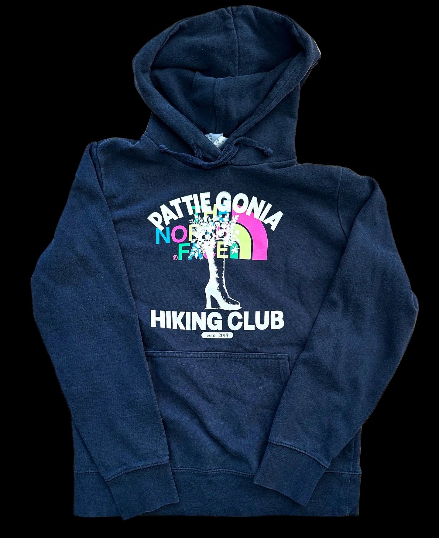 Pattie Gonia Hiking Club Hoodie - Cream Print