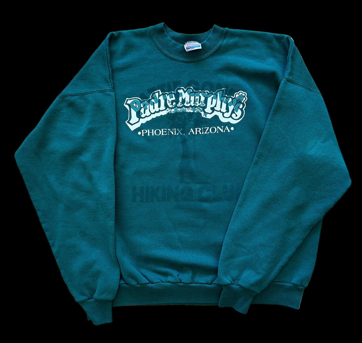 Pattie Gonia Hiking Club Crewneck - Green Print