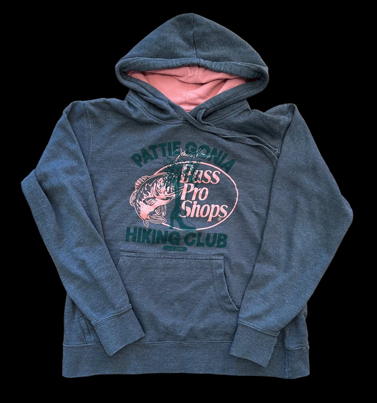 Pattie Gonia Hiking Club Hoodie - Green Print