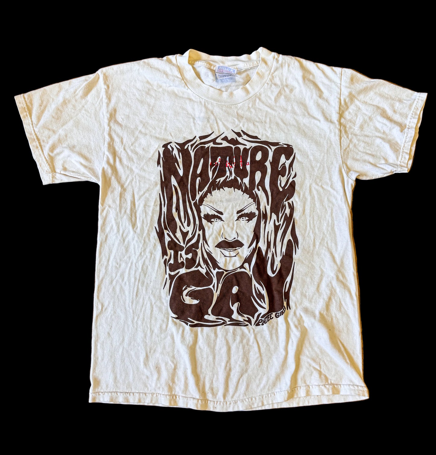 Nature is Gay Tee - Brown Print