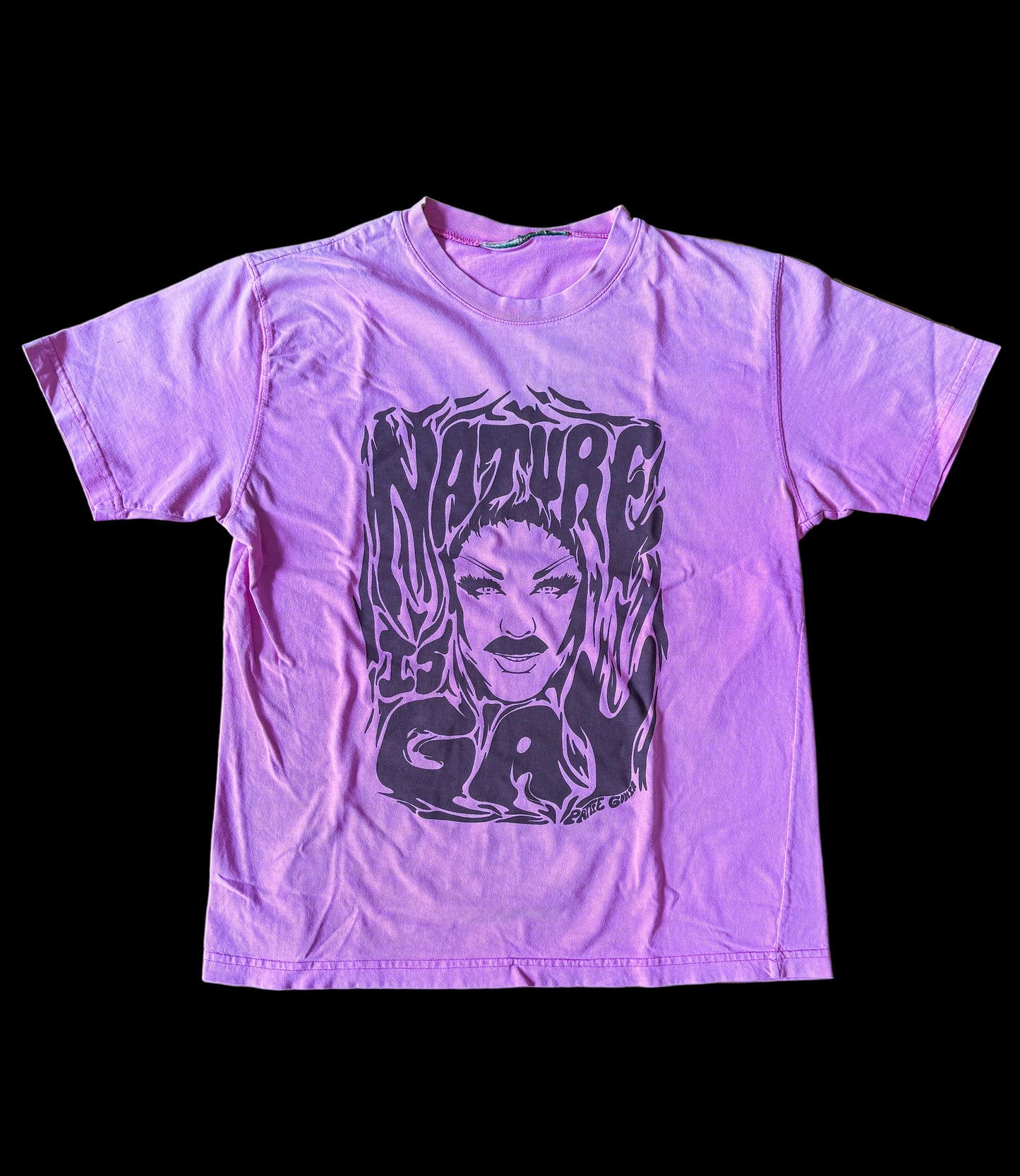 Nature is Gay Tee - Brown Print