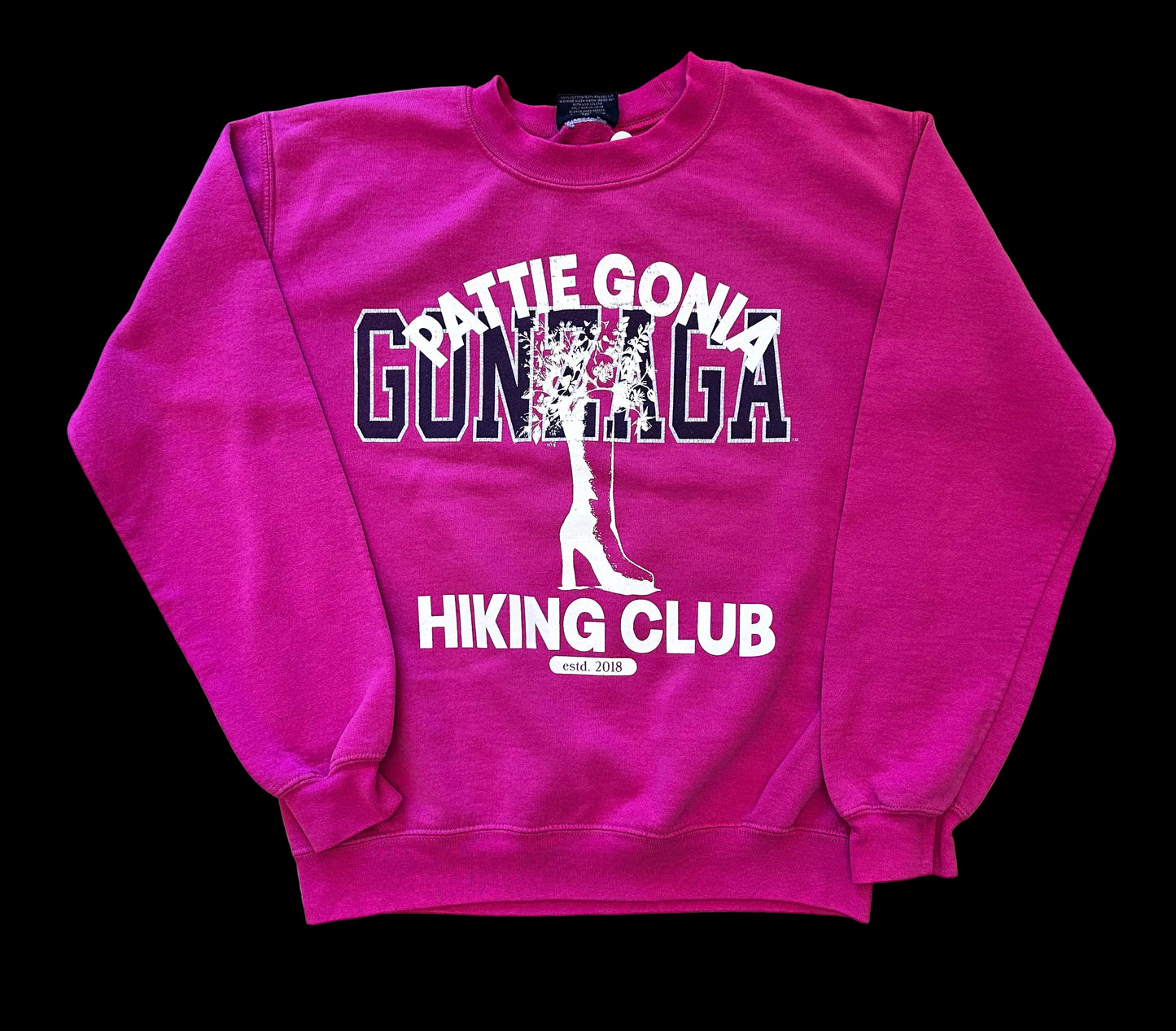 Pattie Gonia Hiking Club Crewneck - Cream Print