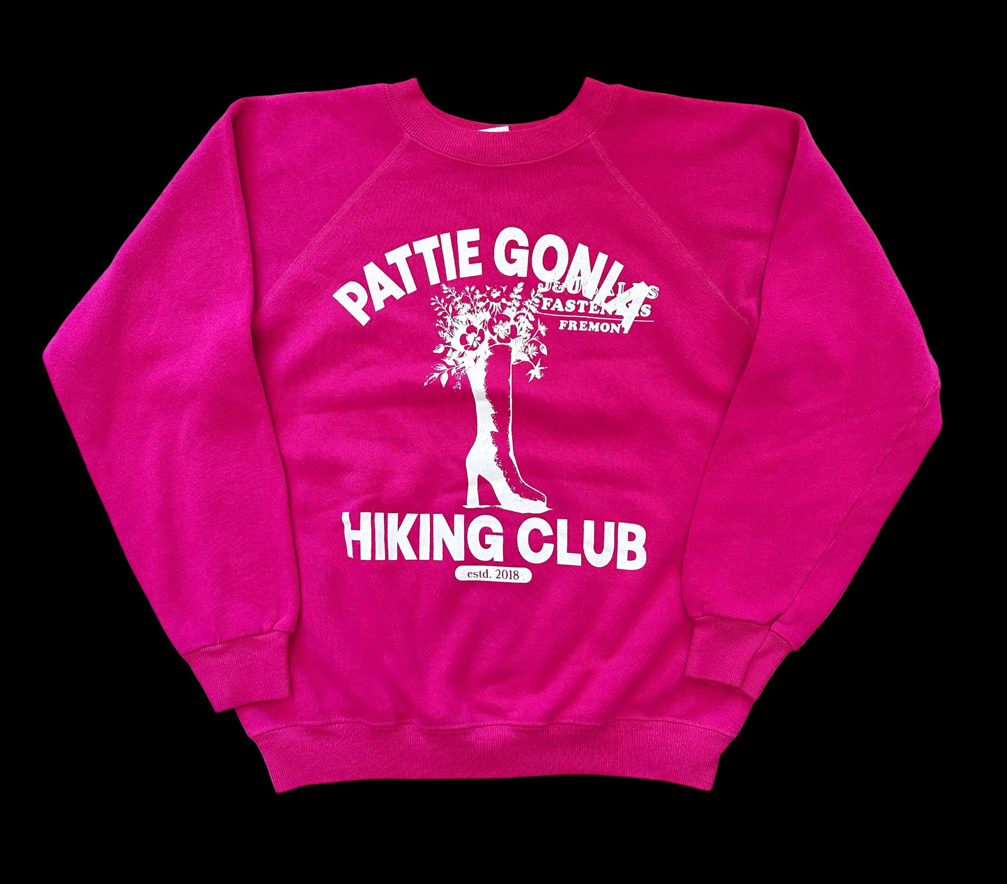Pattie Gonia Hiking Club Crewneck - Cream Print