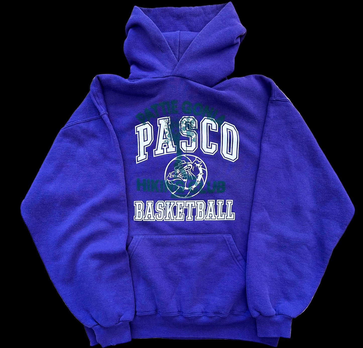 Pattie Gonia Hiking Club Hoodie - Green Print